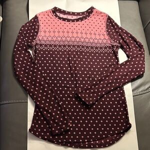 Climate Right Cuddl Duds long-sleeve thermal pajama top size S